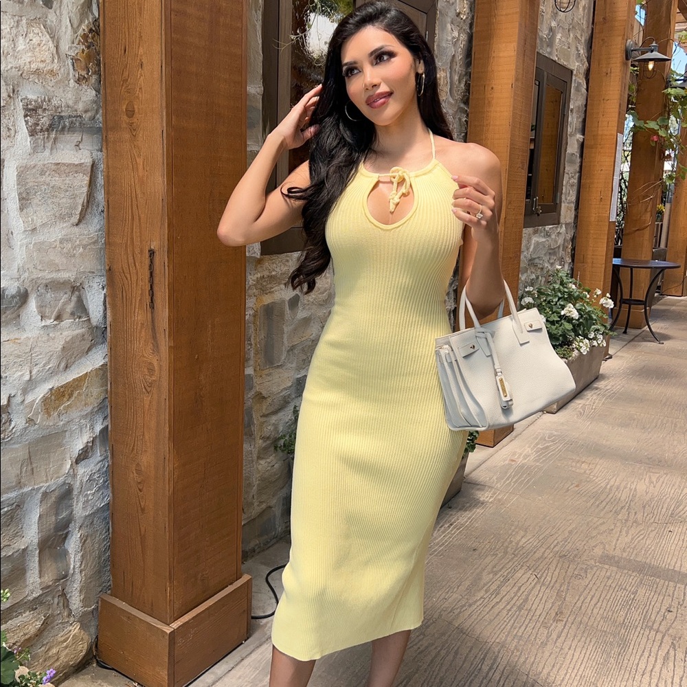 Vahn Knit Midi Dress